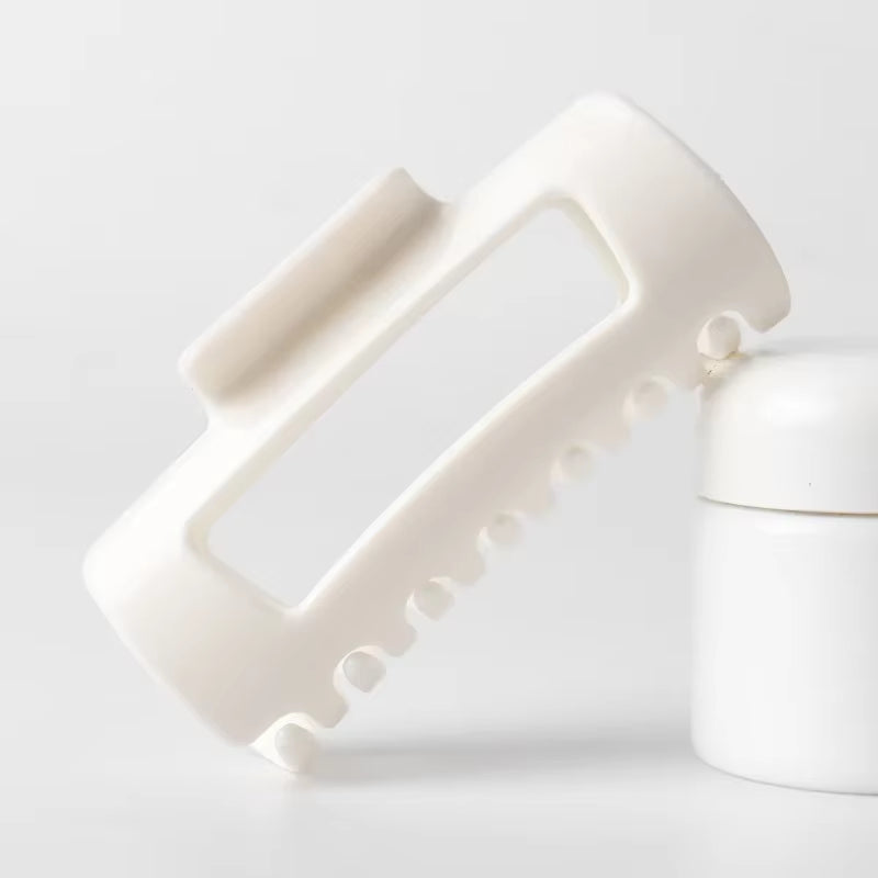 Silicone Flexible Hair Claw Clips, Nonslip Large Bendable Claw Clip | Soft Hair Grip Hairclips for Thin and Thick