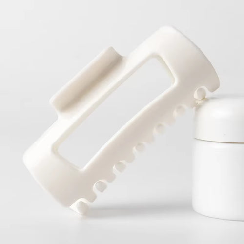 Silicone Flexible Hair Claw Clips, Nonslip Large Bendable Claw Clip | Soft Hair Grip Hairclips for Thin and Thick